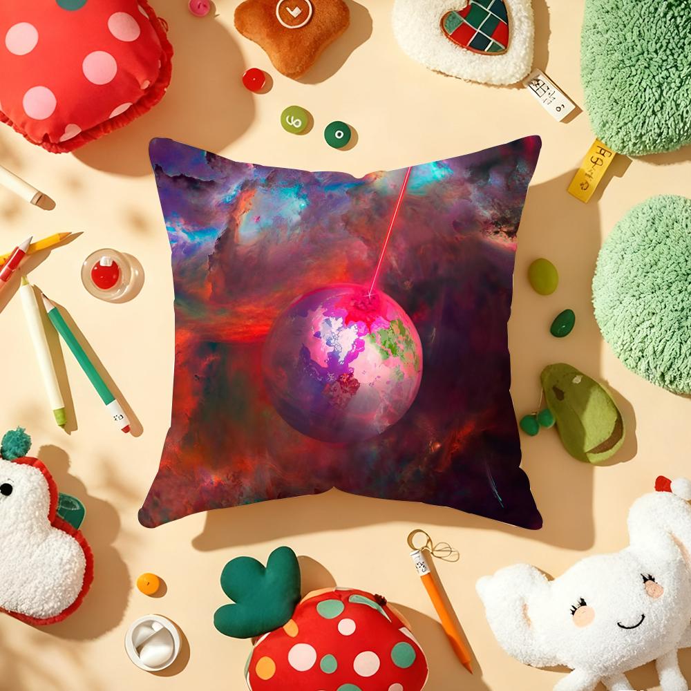 Male Singer Duki Pillow Case Plush Fabric Soft Double-Sided Printed Sofa Warm Winter Home Gift Cushion Cover