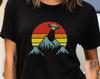Mountain Alien UFO T-Shirt: Sunset Graphic Tee