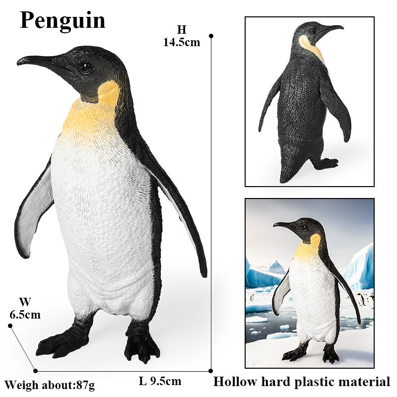 Oenux New Sea Life Seal Sea Lion Orcas Blue Whale Shark Megalodon Dolphin Aquarium Ocean Marine Animals Model Kids Toy Gift