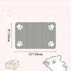 Pet Placemat Dog Food bowl Mat Drinking Feeding Placemat For Dog Cat Quick Dry Mat Waterproof Pet Bowl Pad Feeder Mats