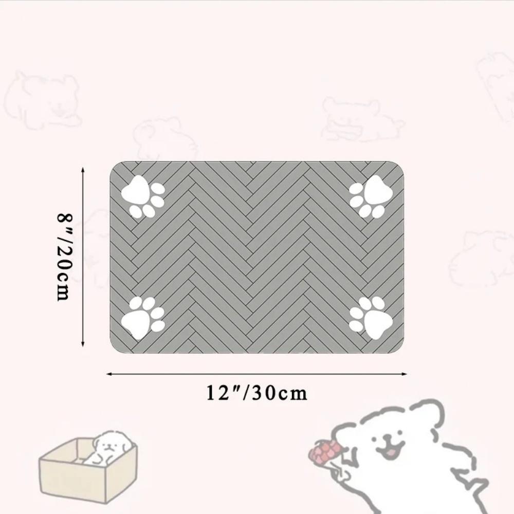 Pet Placemat Dog Food bowl Mat Drinking Feeding Placemat For Dog Cat Quick Dry Mat Waterproof Pet Bowl Pad Feeder Mats