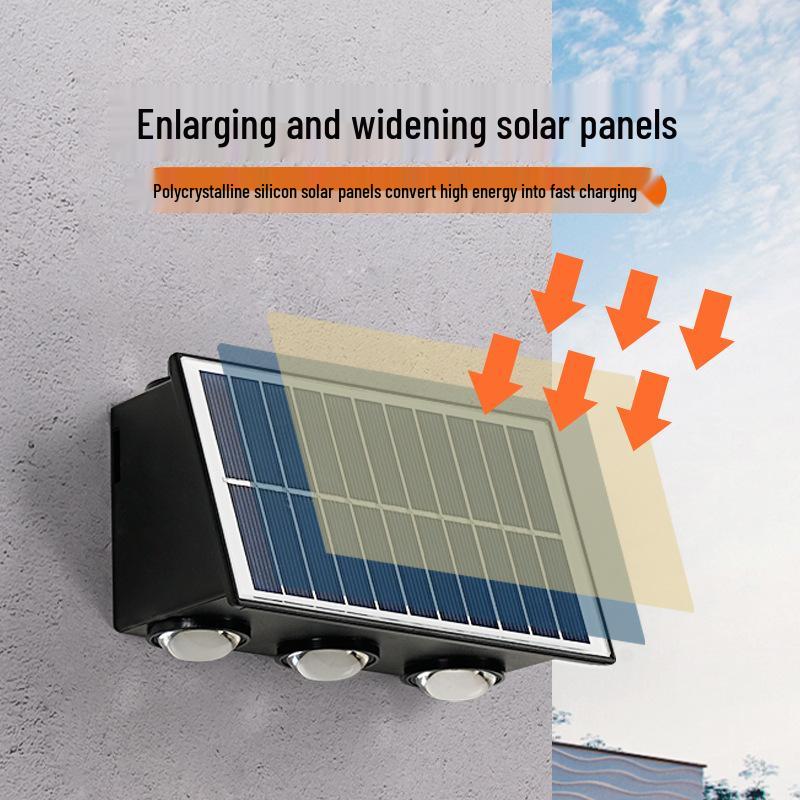 Solar LED Wall Washer Light for Garden & Villa Decor - Zero Electricity Bill