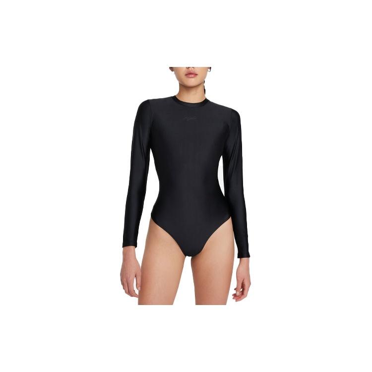 Jordan Bodysuits Women`s Black Crew Neck