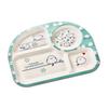 Lunch Made from Natural with for Toddlers Lunch Kinagani Eco-friendly Plate, Children's Tableware, Lightweight, Materials, Dividers, (single Plate,