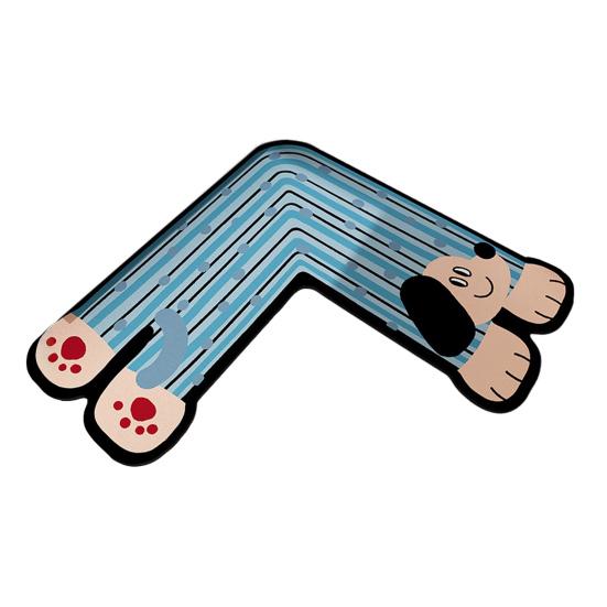 Diatom Mud Floor Mat Cartoon Animal Shape L-Shaped Design Water Absorbent