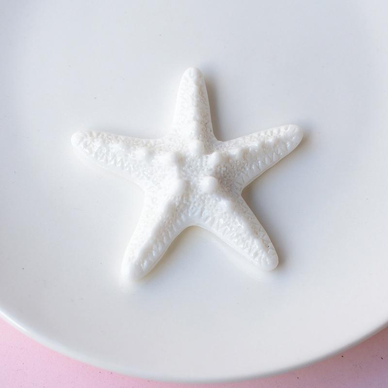 1Set Sea Shell Hole Punch Shoe Charms Diy Ocean Lava Rock & Starfish Shoe Clips For Summer Sandals & Slippers Decorations