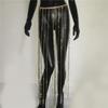 Choker with Fringe Dangling Necklace Collar Crystal Costume
