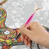 Pictură cu diamant DIY Coadă de pește Design Point Forage Pen Broderie Mozaic Imagini Pick Up Strasuri Instrumente Accesorii