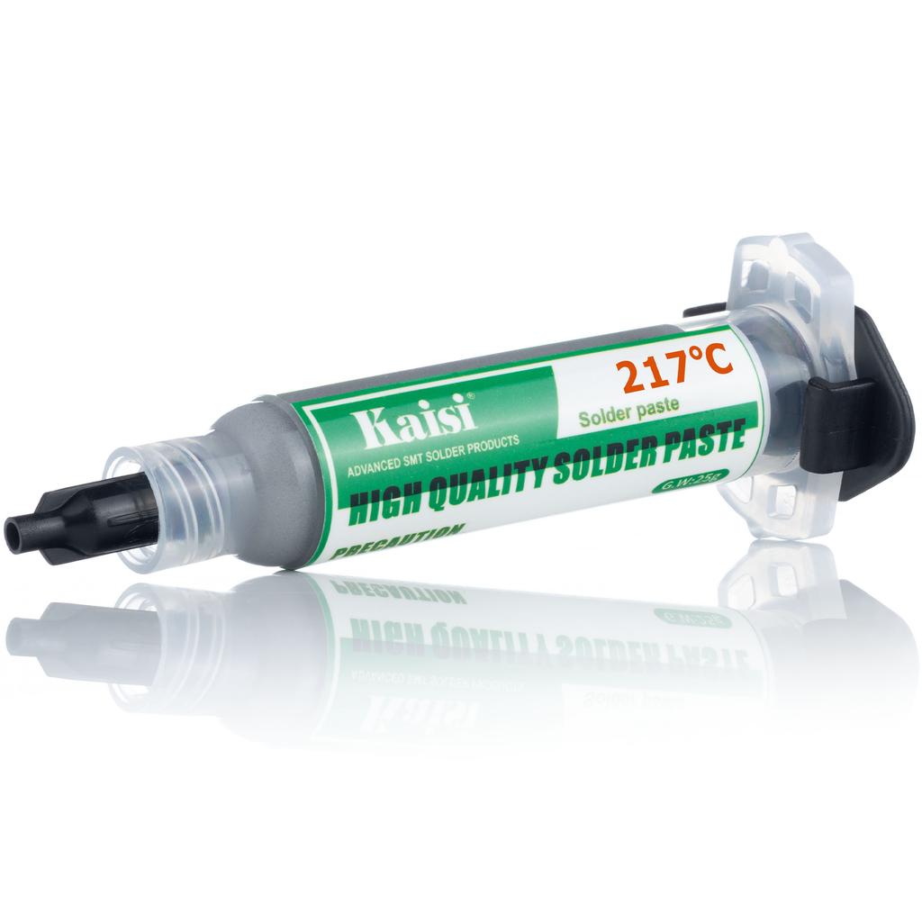 Flux 338 Soldering Kit + Liquid Tin 217°C + 2X Plunger, 2X Needle