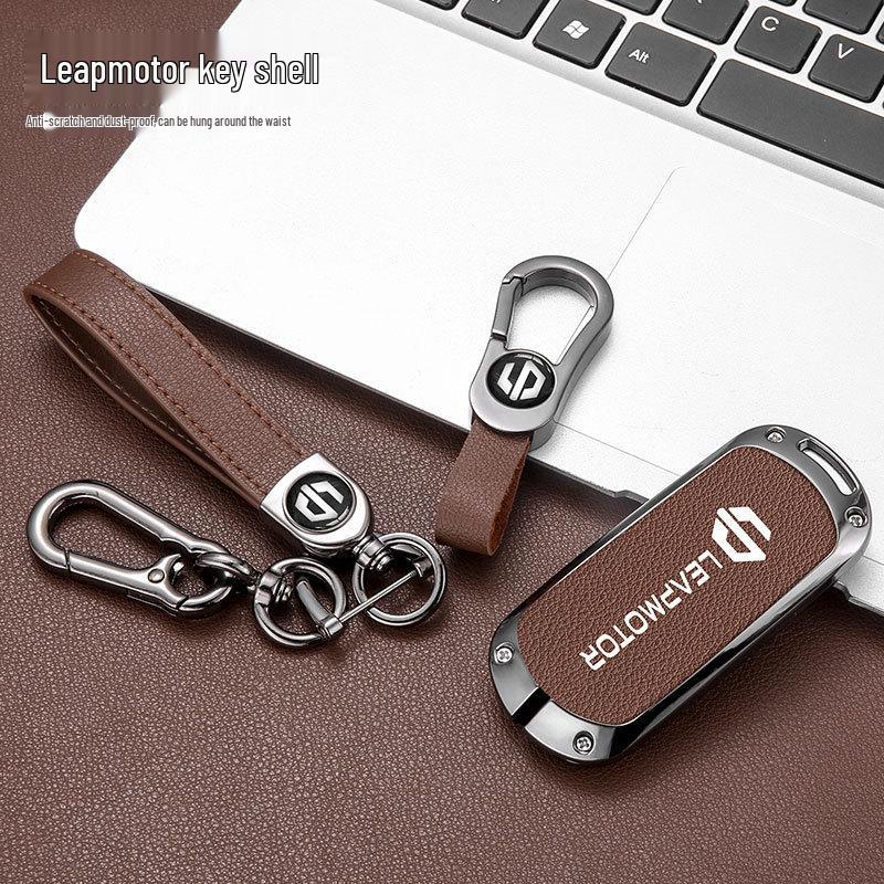 2023 Leapmotor C11 Key Case: Metal Shell T03 Pendant with Full Wrap Buckle