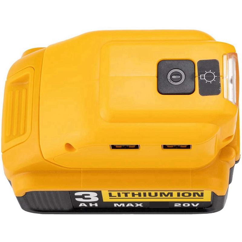 A96I-2X DCB090 Battery Adapter DCB090 Power Source Charger Converter For 18V 20V Max Lithium Battery With DC Port