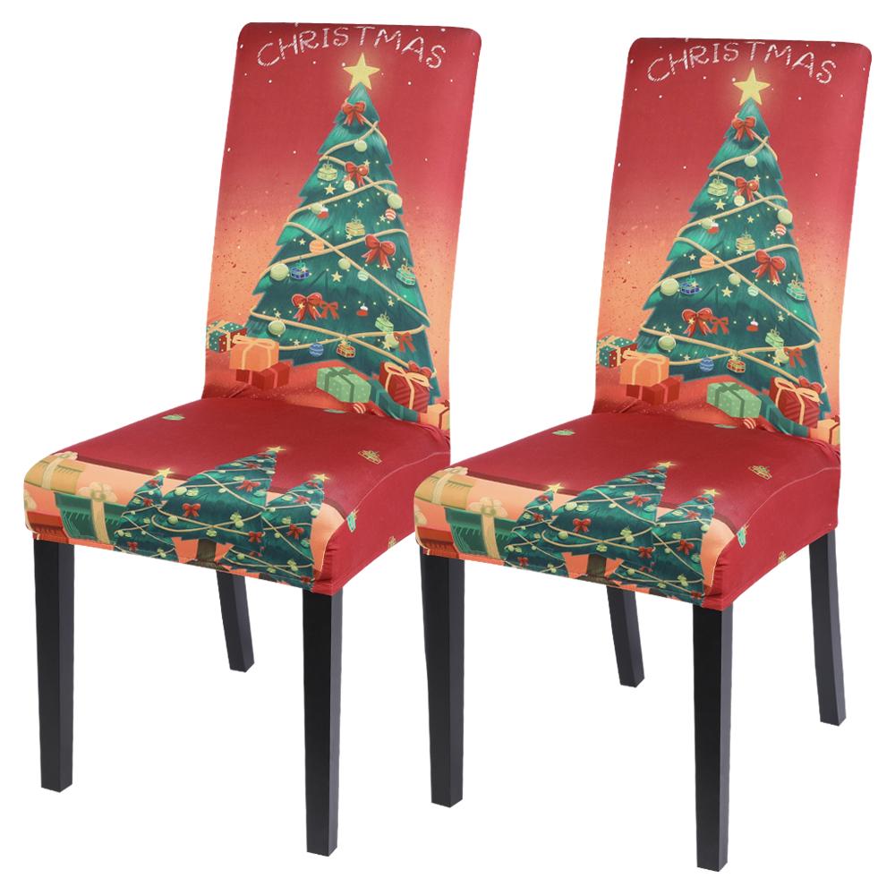 Christmas Chair Cover Nordic Style Seat Slipcovers for Dining Room Hotel Decor Christmas Chair Cover Nordic Style Seat Slipcovers for Dining Room Hotel Decor