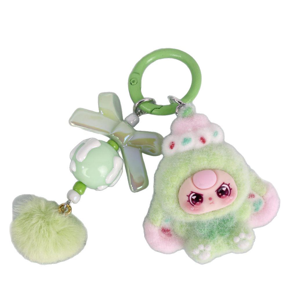 Cartoon Babypuppen-Schlüsselanhänger: Niedlicher 3-jähriger Mädchen-Anhänger für Rucksack oder Tasche, entzückendes Schülergeschenk