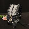 Lolita Lace Ribbon Bow Headband & Skirt Headdress