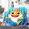 Shark Theme Printed Blanket - Perfect for Couch, Bed, Travel & Outdoor Use | Machine Washable, Cozy & Durable.
