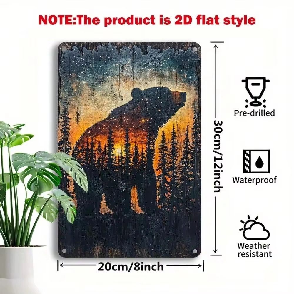Funny Do Not Disturb Sign Metal Plate 20x30 Cm for Home Office Door Wall Decor