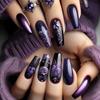 Summer Sweetheart Handmade Short Coffin Press On Nails Dreamy Stars Moon Colorful Cute Fake Nails For Girls