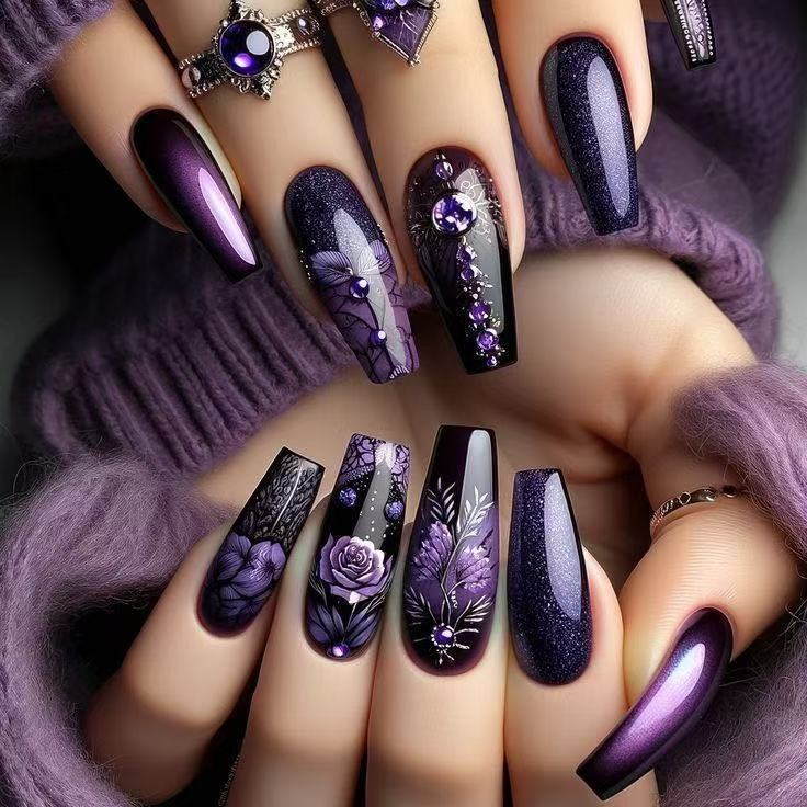 Summer Sweetheart Handmade Short Coffin Press On Nails Dreamy Stars Moon Colorful Cute Fake Nails For Girls