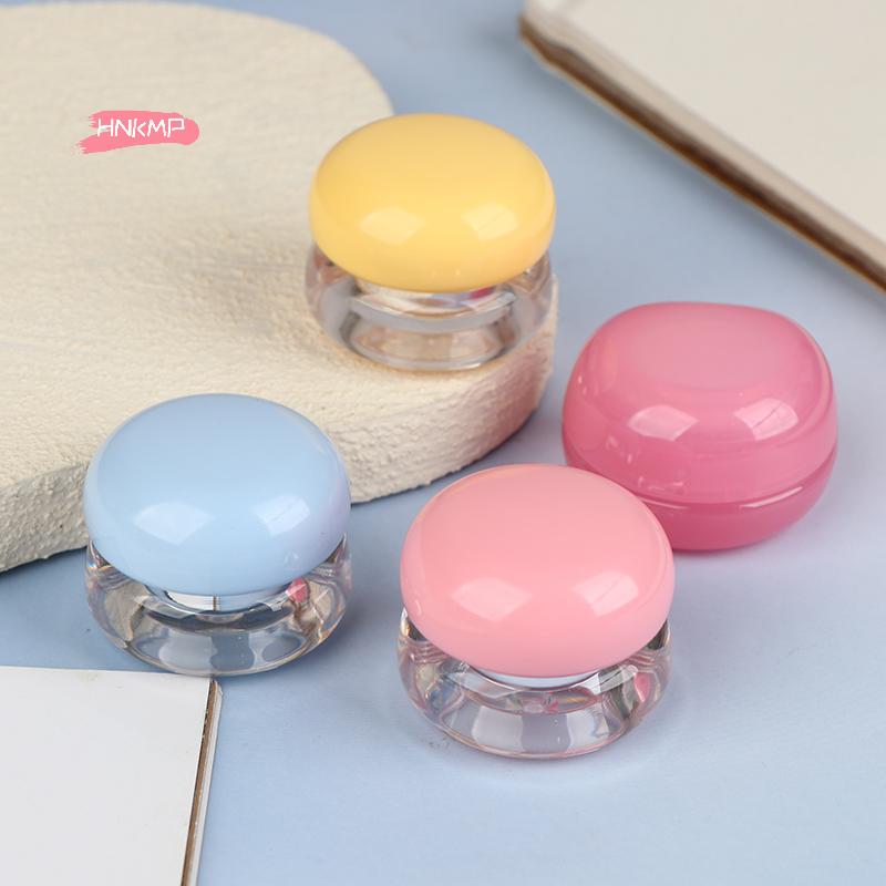 1 Stück 5g Niedlicher Rouge Leerer Plastik Lippenpeeling Tiegel mit Deckel für Balsam Maske Hautpflege Reise Kosmetikbehälter
