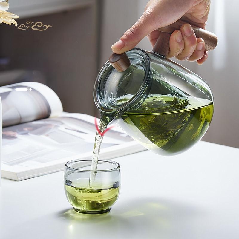 GIANXI Čajová konvice Domácí Skleněná Vysokoteplotní Vaření Čaje 2024 Nová Jednokoťová Elektrický Hliněný Sporák Čajový Set Čaj Čaj Čajová konvice