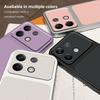 For Huawei Nova Y74 Case Huawei Nova Y74 Cover Leather Case Luxury Lens Protection Case Protect Matte leather Back Cover