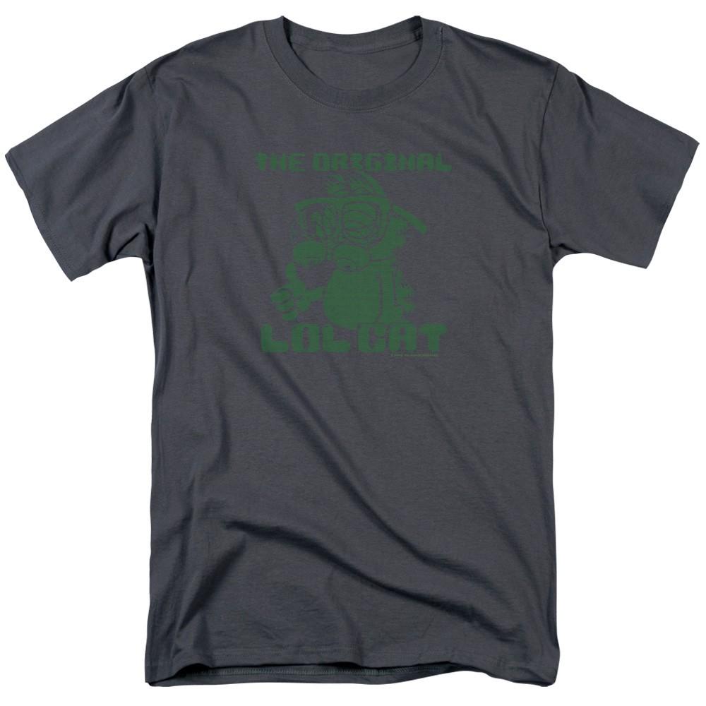 Garfield - Og Lol - Adult Unisex Short Sleeve T-Shirt - Gray 3XL
