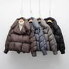 Winter 90% Down Feather Jacket for Women - Thickened, Warm, Minimalist Puffer Coat