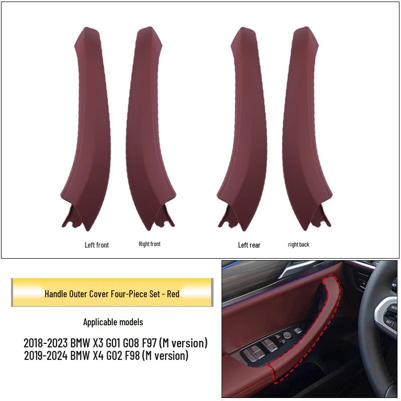 BMW X3/X4 (2018-2021) Door Interior Handle & Armrest Trim Kit