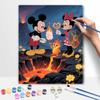 Disney Fire Theme Digital Oil Painting Art Painting Handmade Diy Home Decorations