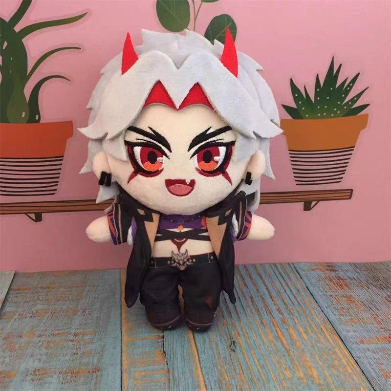 Neues Niedliches Genshin Impact 20cm Plüschtier Set 15 Charaktere Niedliche Weiche Baumwollpuppe Spiel Anime Figur Fans Sammlung Geburtstagsgeschenk für Kinder Heimdekoration
