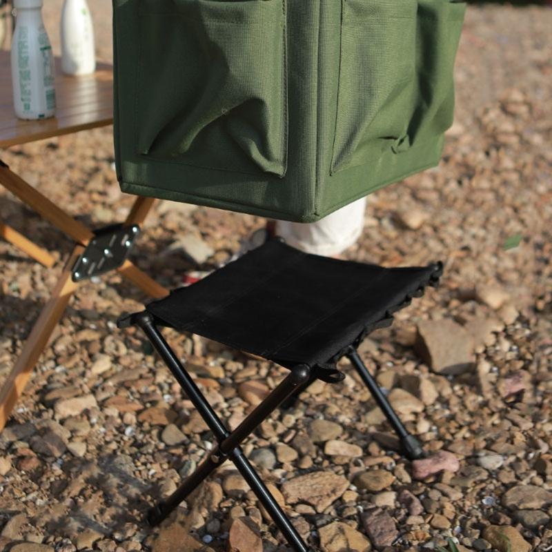 Camping Stool Mini Folding Stool Small Bench Aluminum Alloys Frame Chair Lightly Weight Foldable Fishing Stool Outdoor