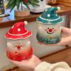 Christmas Gift, High-value Santa Claus Mug, Cute Ceramic Cup, Gift Water Cup for Girls