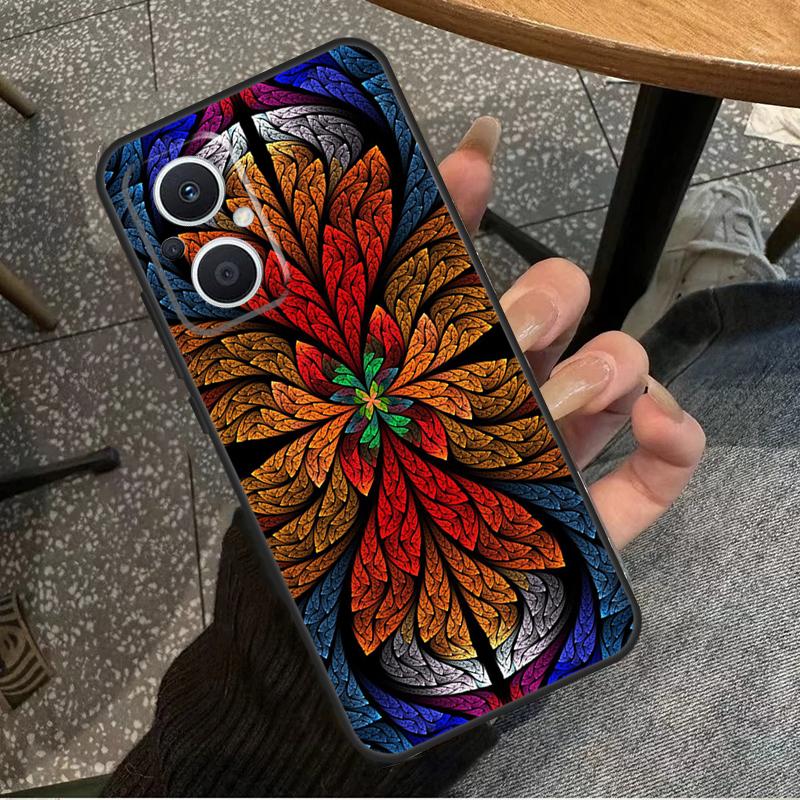 Vintage Ornament For OPPO Reno 11F 12F 13F 14F 8T 10 11 12 13 14 Pro 8 7 Lite OPPO Find X8 X6 X5 X9 Pro Case