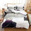 Mushishi Bettwäsche-Set Einzelbett Twin Full Queen King Size Bettwäsche-Set Erwachsener Kinderzimmer Bettbezug-Sets 3D-Druck Anime Bettlaken-Set