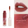 VIBELY Fumo Leggero Opaco Velluto Opaco Lip Slush Impermeabile Lunga Durata Lucidalabbra Bianco