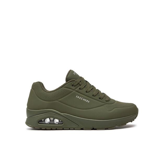 Мужские кроссовки Skechers Uno - stand on air 52458, dkgr зелёные