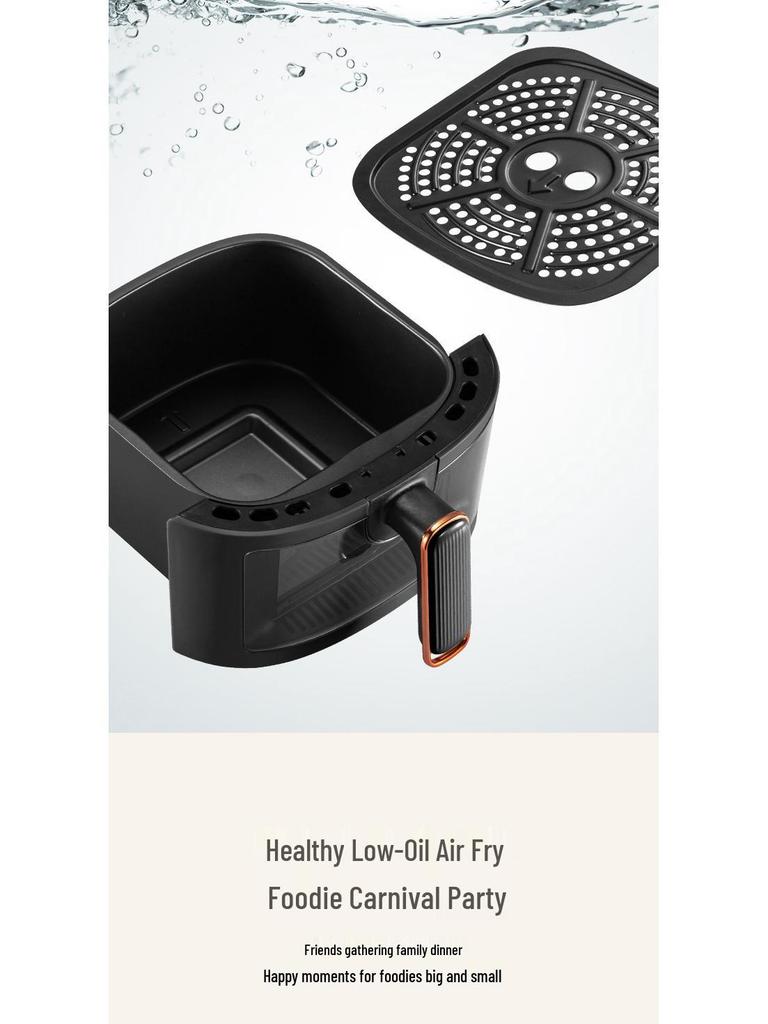 Multifunctional Large-Capacity Electric Air Fryer with Visible Window