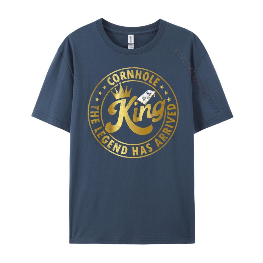 

Cornhole King The Legend Has Arrived Cornhole Play Luxury T Shirt Vintage T Shirts Funny 4XL