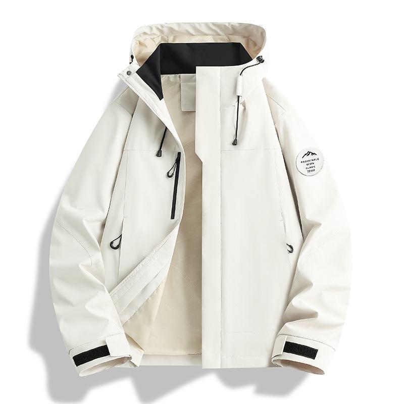 Wasserdichte 3-in-1 Jacke für Damen und Herren: Winddicht, Abnehmbares Fleece-Innenfutter, Arbeitskleidung mit individuellem Logo