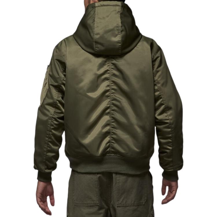 Jordan Loose Fit Hooded Warm Zip Jacket Men Jackets HV0541-222