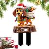 Christmas Decorations Outdoor Stakes Decorative Garden Stakes For Christmas Decor 2D Flat Acrylic Party Supplies For Planter