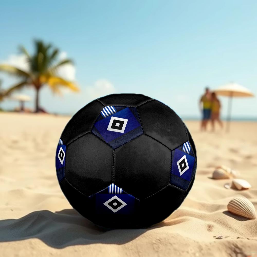 Pallone da Calcio Hamburger SV, colorato, adatto a tutte le età, cucito a macchina, materiale PVC, qualità da competizione, durevole e ad alto rimbalzo