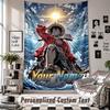 Wall Hanging Tapestry With Custom Name & Text, One Piece Decorative Tapestry For Bedroom