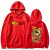 Felpa Dragon Ball Z Goku Shenron Drago Anime Manga Streetwear Estetica Nera Oversize Casual Sportiva Felpe