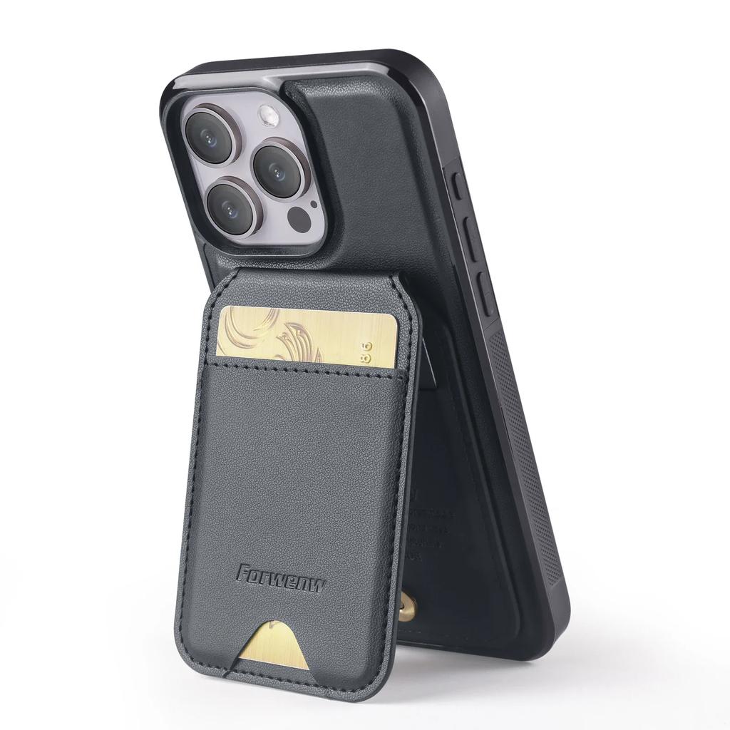 2 In 1 Detachable Card Solt Wallet Leather Magntic Wireless Charging Case For iPhone 16 Pro Max 15 14 Plus 13 12 11 SE2026 Cover