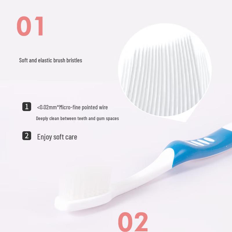 Saky Elastic Soft Bristle Gum Care Toothbrush