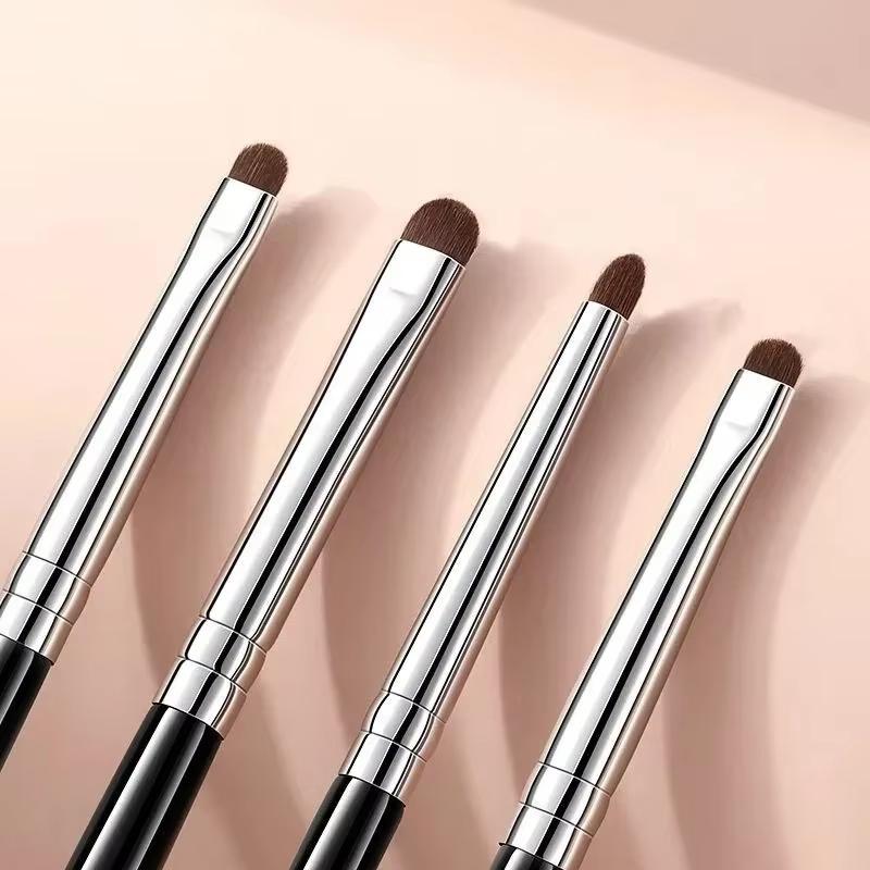 3pcs Professional Golden Nose Contour Brush Set - Half-Fan Slanted Head for Nose Root, Wing, and Shading, Ultra-Soft Shedding-Fr