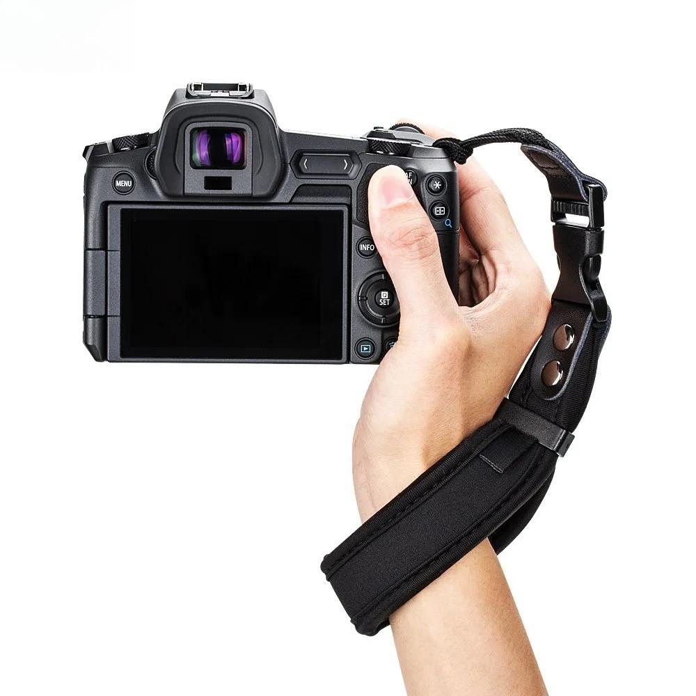 Quick Release Neoprene Wrist Strap - Adjustable Camera Hand Strap for Sony A7M5/A7V Canon Nikon Fujifilm Olympus