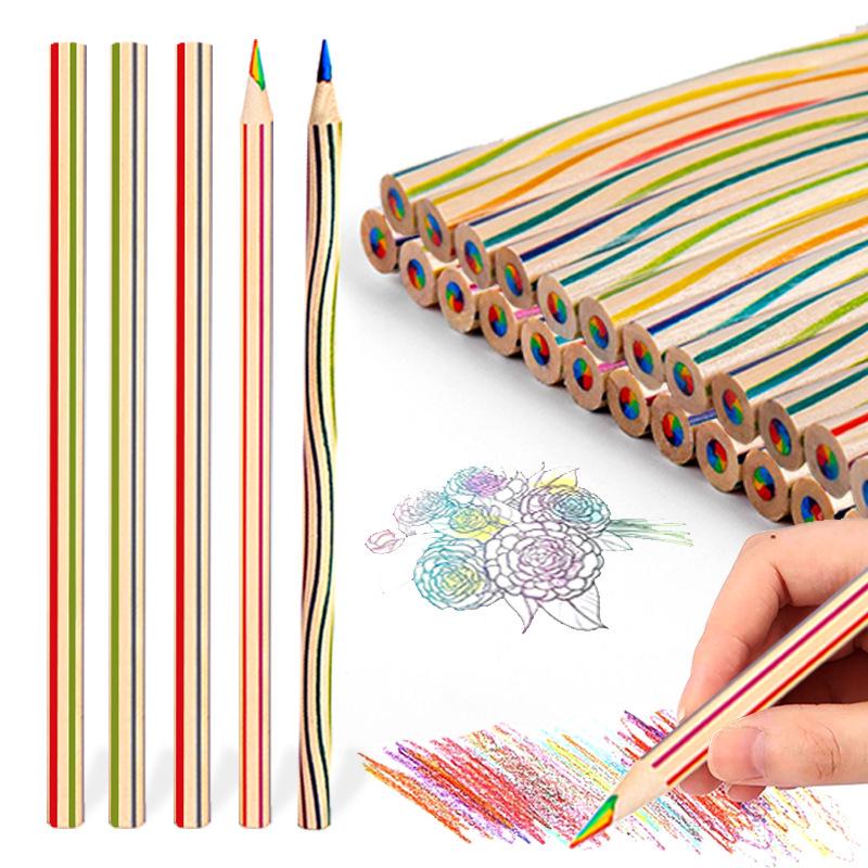 7-Color Gradient Rainbow Pen for DIY Graffiti Art