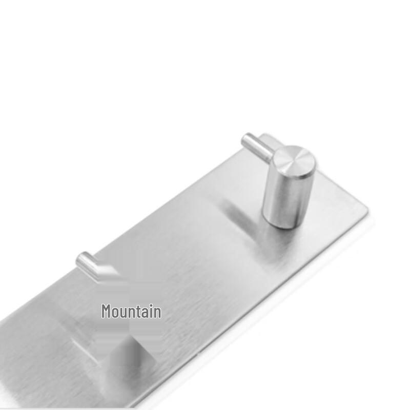 Punch-Free 304 Stainless Steel 6-Hook Wall Hanger